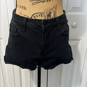 Just Black Denim Cuffed Shorts